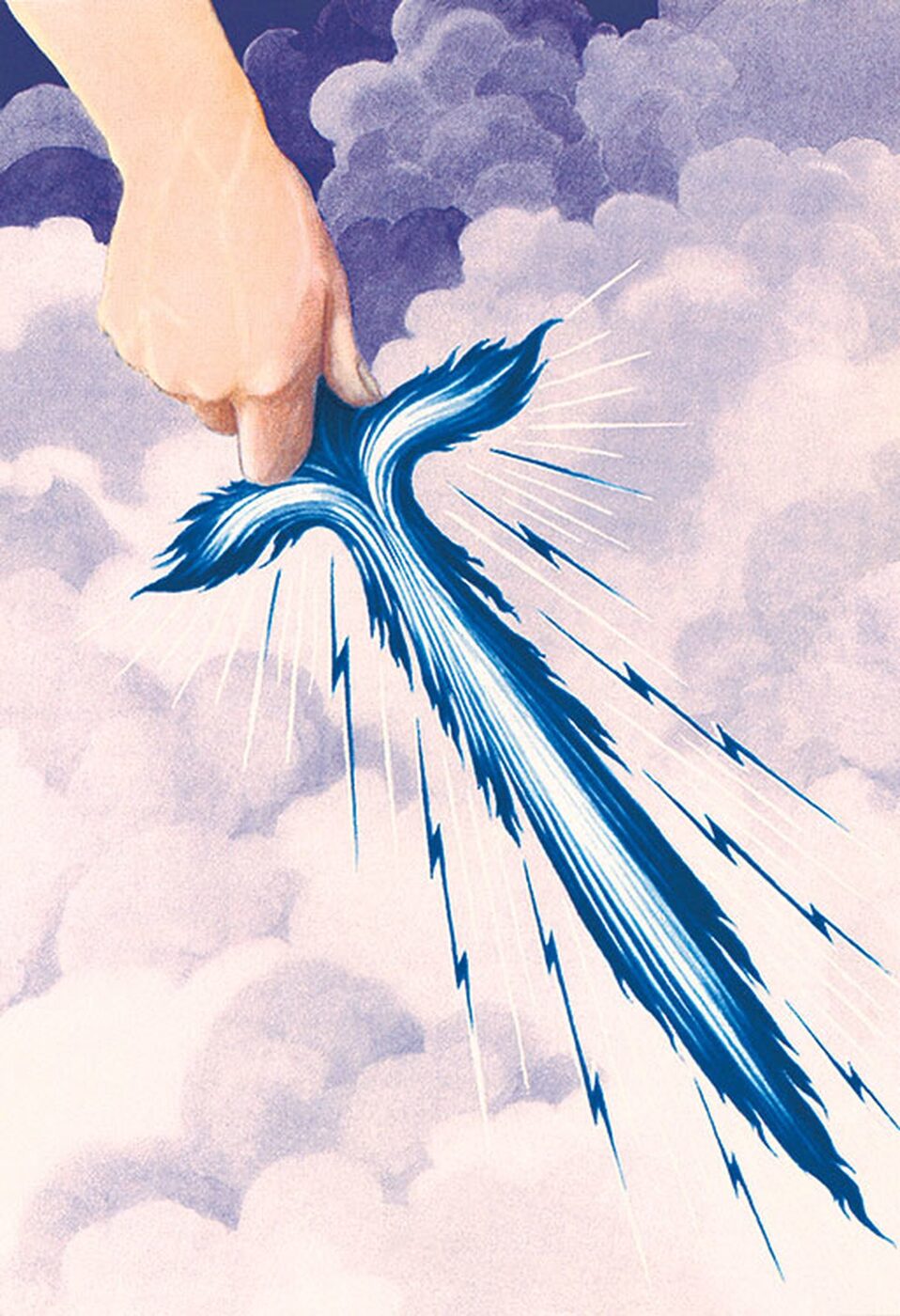 Espada Llama Azul